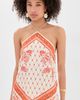 Shani Shemer Shani Shemer Jessie Top Orange Mosaic Print - 2