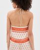 Shani Shemer Shani Shemer Jessie Top Orange Mosaic Print - 3