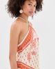 Shani Shemer Shani Shemer Jessie Top Orange Mosaic Print - 4