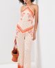 Shani Shemer Shani Shemer Jessie Top Orange Mosaic Print - 5
