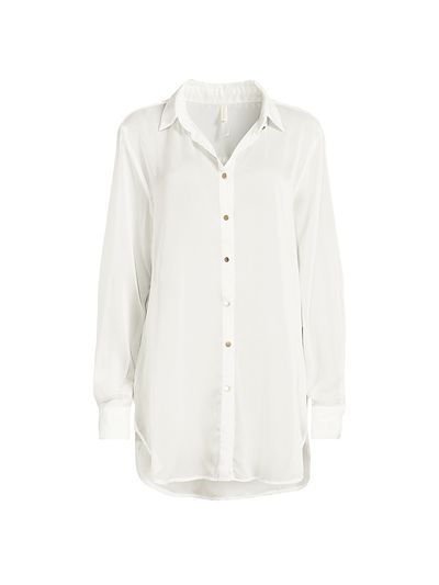Shani Shemer Women's Jonas Button-Front Cover-Up Shirt