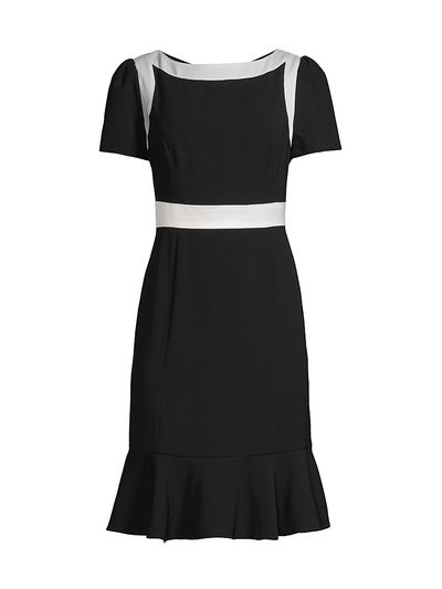 Shani Women's Colorblocked Satin Dress