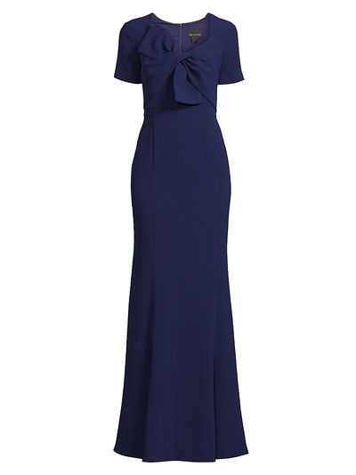 Shani Women's Crepe Bow Bodice Gown
