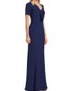Shani Women's Crepe Bow Bodice Gown - 4