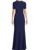 Shani Women's Crepe Bow Bodice Gown - 5