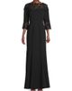 Shani Women's Embellished Crepe-Lace Boatneck Gown - 2