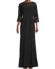 Shani Women's Embellished Crepe-Lace Boatneck Gown - 3