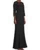 Shani Women's Embellished Crepe-Lace Boatneck Gown - 4