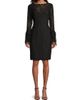 Shani Women's Feather-Trim Lace Sheath Dress - 3