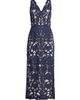 Shani Women's Floral Crepe Laser-Cut Midi Dress - 1