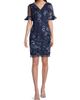 Shani Women's Floral Embellished Sheath Dress - 2