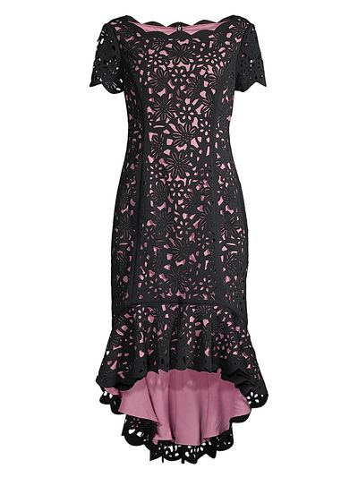 Shani Women's High-Low Crepe Dress