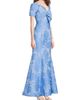 Shani Women's Jacquard Bow Gown - 4