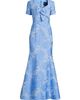 Shani Women's Jacquard Bow Gown - 7