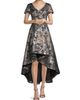 Shani Women's Jacquard High-Low Gown - 2