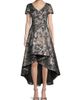 Shani Women's Jacquard High-Low Gown - 3