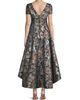 Shani Women's Jacquard High-Low Gown - 5