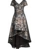 Shani Women's Jacquard High-Low Gown - 7