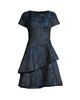 Shani Women's Jacquard Tiered Fit & Flare Dress - 1