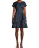 Shani Women's Jacquard Tiered Fit & Flare Dress - 3