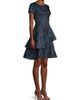 Shani Women's Jacquard Tiered Fit & Flare Dress - 4