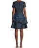 Shani Women's Jacquard Tiered Fit & Flare Dress - 5