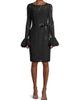Shani Women's Lace Bell-Sleeve Sheath Dress - 2