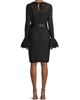 Shani Women's Lace Bell-Sleeve Sheath Dress - 5