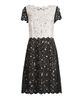 Shani Women's Laser-Cut Two-Tone Dress - 1