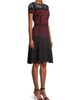 Shani Women's Laser Cut Ombre Dress - 4