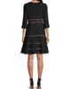 Shani Women's Lattice Trim Fit & Flare Midi-Dress - 5