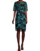 Shani Women's Novelty Embroidered Illusion Dress - 2
