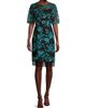 Shani Women's Novelty Embroidered Illusion Dress - 3