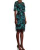 Shani Women's Novelty Embroidered Illusion Dress - 4