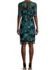 Shani Women's Novelty Embroidered Illusion Dress - 5