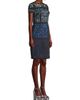 Shani Women's Ombre Laser-Cut Lace Dress - 4