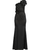 Shani Women's One-Shoulder Floral Appliqué Crepe Gown - 1