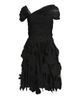 Shani Women's Ruched Tulle Laser-Cut Minidress - 1