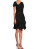 Shani Women's Ruched Tulle Laser-Cut Minidress - 4
