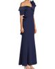 Shani Women's Ruffle Crepe One-Shoulder Gown - 4