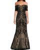Shani Women's Sequined Short-Sleeve Gown - 3