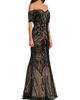 Shani Women's Sequined Short-Sleeve Gown - 4