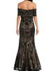 Shani Women's Sequined Short-Sleeve Gown - 5