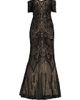 Shani Women's Sequined Short-Sleeve Gown - 7