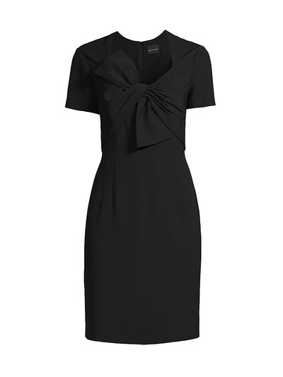 Shani Women's Twisted Bow Crepe Cocktail Dress