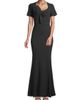 Shani Women's Twisted Bow Crepe Mermaid Gown - 2