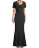 Shani Women's Twisted Bow Crepe Mermaid Gown - 3