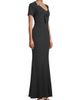 Shani Women's Twisted Bow Crepe Mermaid Gown - 4