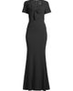 Shani Women's Twisted Bow Crepe Mermaid Gown - 7