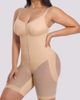 Shapellx Shapellx Body Shaper With Zipper Crotch Mid-Thigh Bodysuit - 2